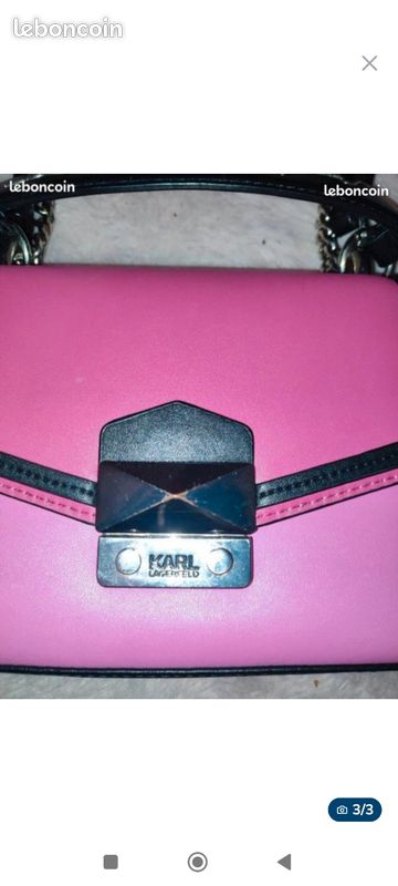 Sac Lagerfeld rose deux tons (image 3)