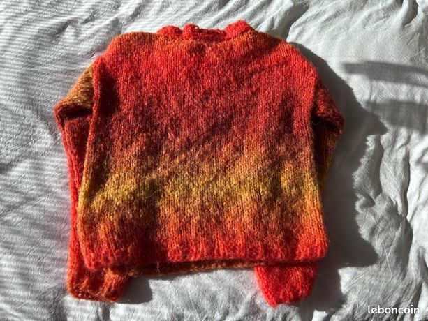 Pull Kapital Motif Journal - Taille L (3) - Neuf Jamais Porté - Occasion Très Bon état