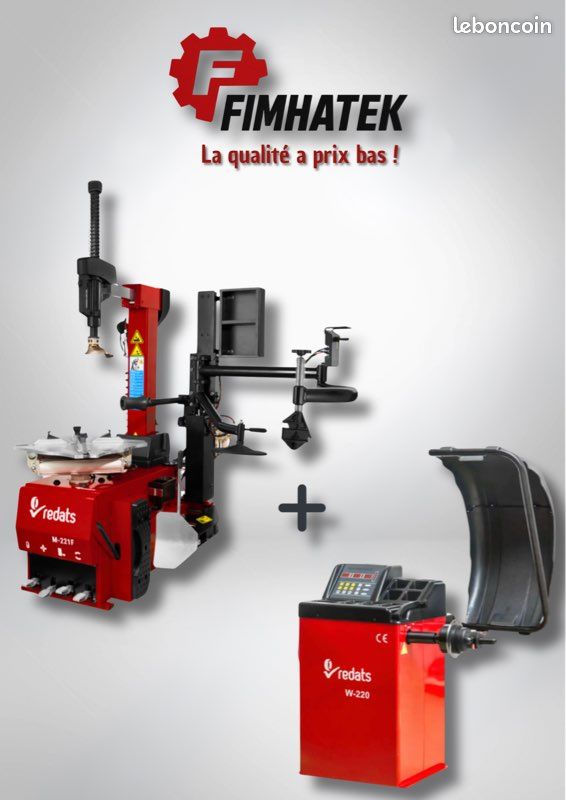 EN STOCK - PACK démonte pneu RUNFLAT avec bras dassistance + Équilibreuse automatique W220 (image 1)