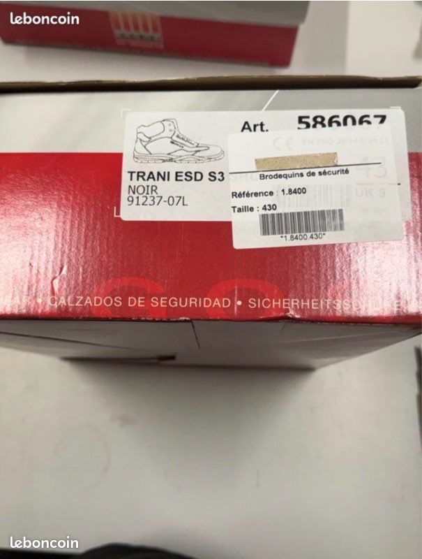Chaussure de sécurité « ERGOS » taille 43 (image 3)