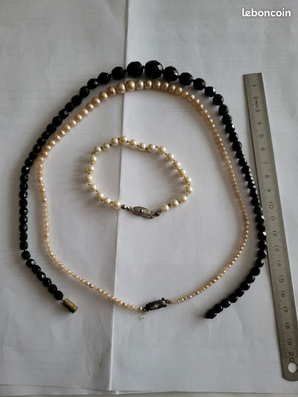 Lot de 2 Colliers ou Bracelet D'amitié - Tube Lune Soleil - BFF - Best