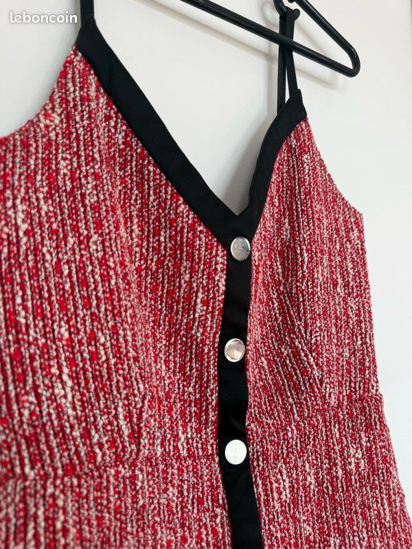 Combishort Maje en tweed taille Vêtements