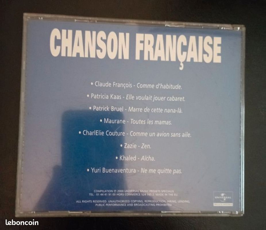 CD musique Chanson Française (image 2)