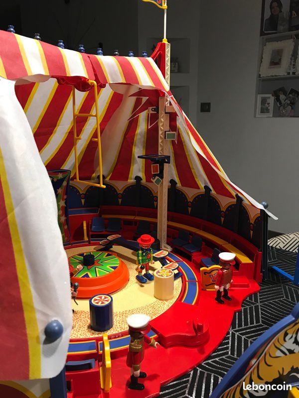 Lot De 2 Gradins Bleus Playmobil Cirque - Pièces Cassées, Occasion | Pour Réparation Ou Customisation