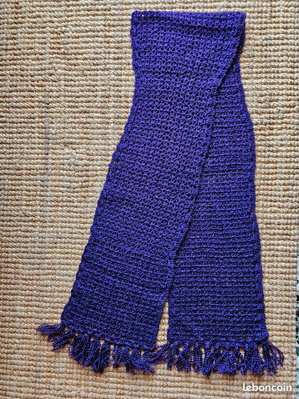 Écharpe laine artisanale (image 1)