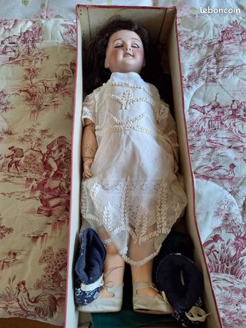 Ancienne Poupée Jumeau Corps 30 Cm Bébé Jumeau Diplôme D’honneur