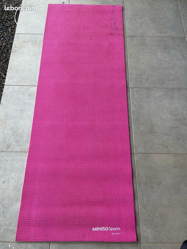 Tapis de Yoga - Bleu clair - Idéal pour débuter