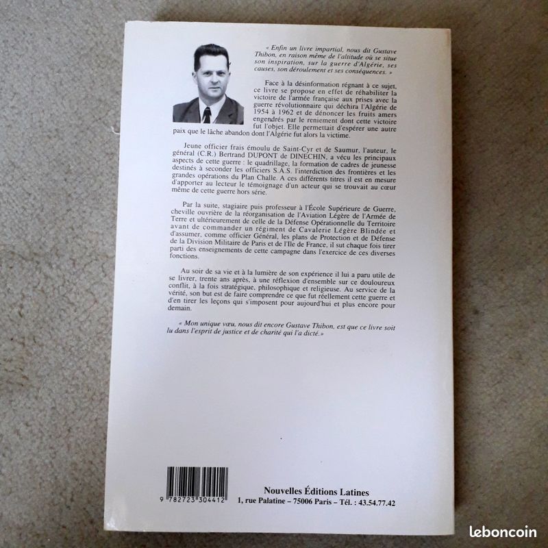 ALGERIE GUERRE ET PAIX bertrand dupond de dinechin (image 2)
