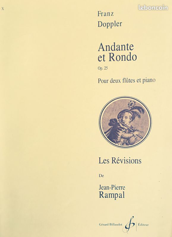 Doppler - Andante et Rondo - 2 flûtes et piano (image 1)