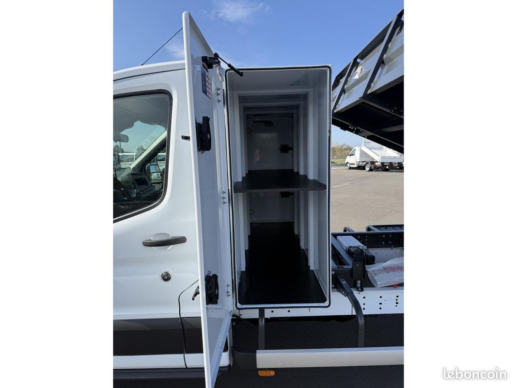 FORD TRANSIT 350 L3 2.0 EcoBlue - 165 benne et coffre Gruau - Démo (image 8)