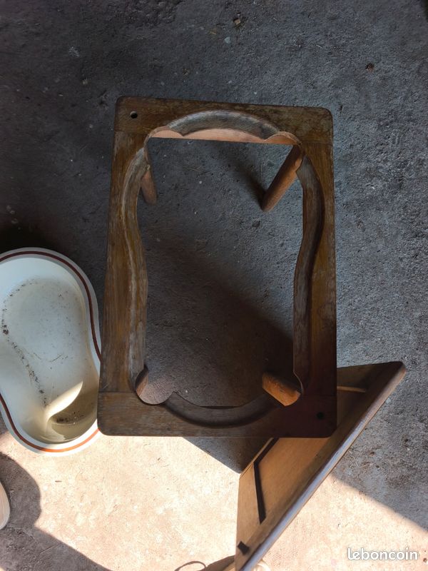 Ancien meuble de toilette bidet (image 4)