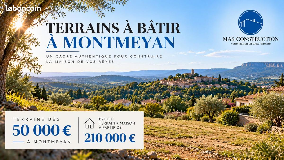 Terrain 980 m² · à Montmeyan · 80 000 €