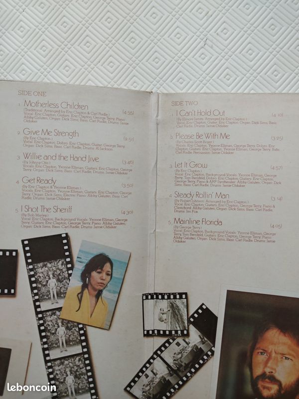 Disque vinyl 33T Eric Clapton 461 Ocean Boulevard (image 2)