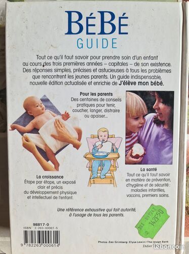 [Livre] Bébé guide - Bon état (image 2)