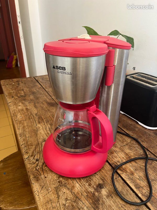 Machine à café SEB rose (image 1)