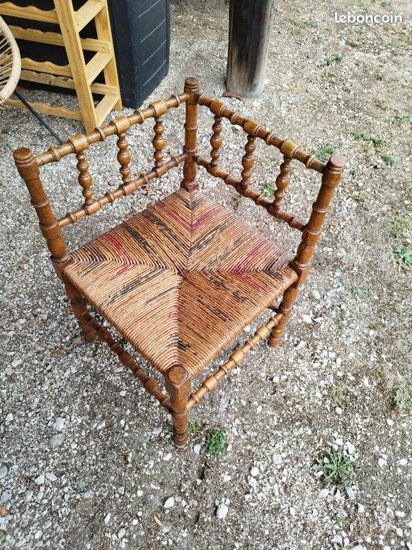 Fauteuil d'angle vintage (image 1)