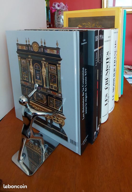Paire De Serre-Livres Décoratifs Tour Eiffel & Paris – Style Européen En Métal – Élégance Pour Bibliothèque & Bureau
