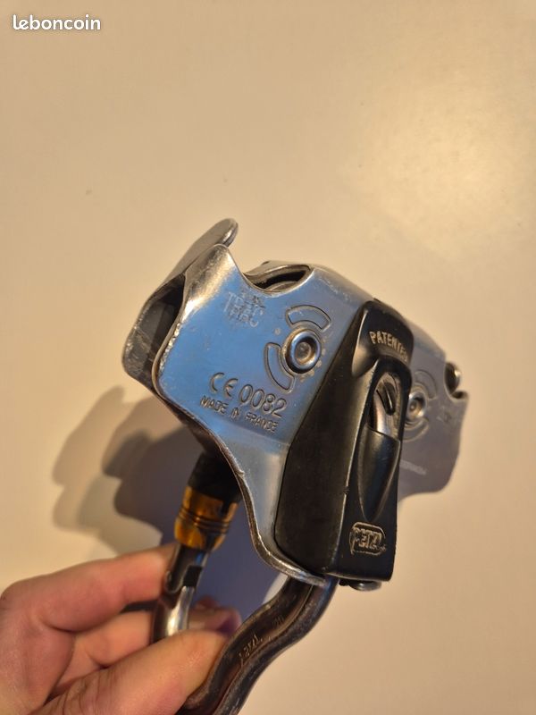 Poulie Trac Plus – Roulements Haute Performance, Mousqueton Vertigo Wire-Lock, Park, Solide Et Sécurisée