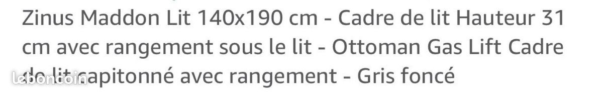 Lit avec coffre 2 places (image 4)