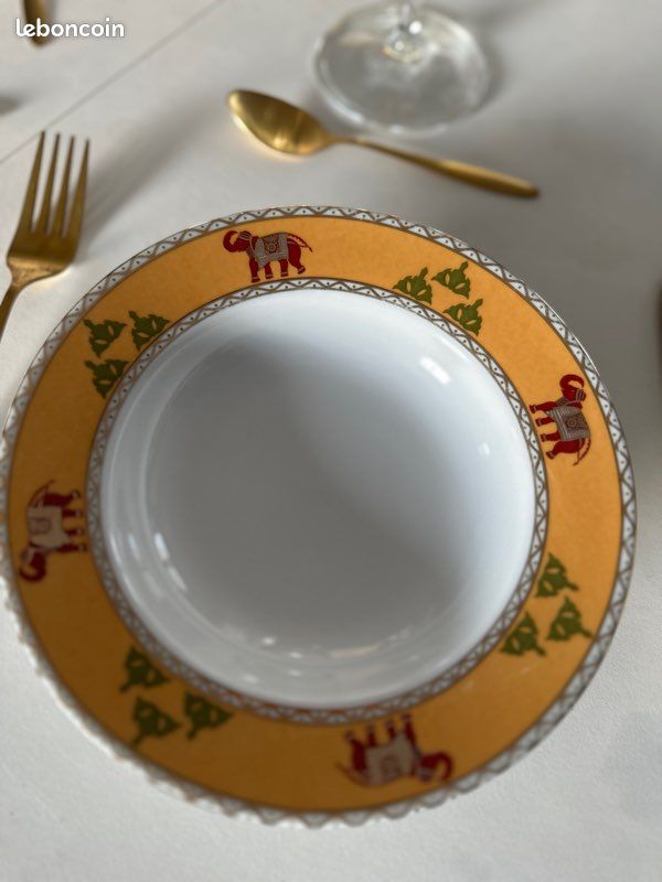 Service De Vaisselle 30 Pièces Bohème Chic – Porcelaine Multicolore, Design Vibrant Et Joyeux