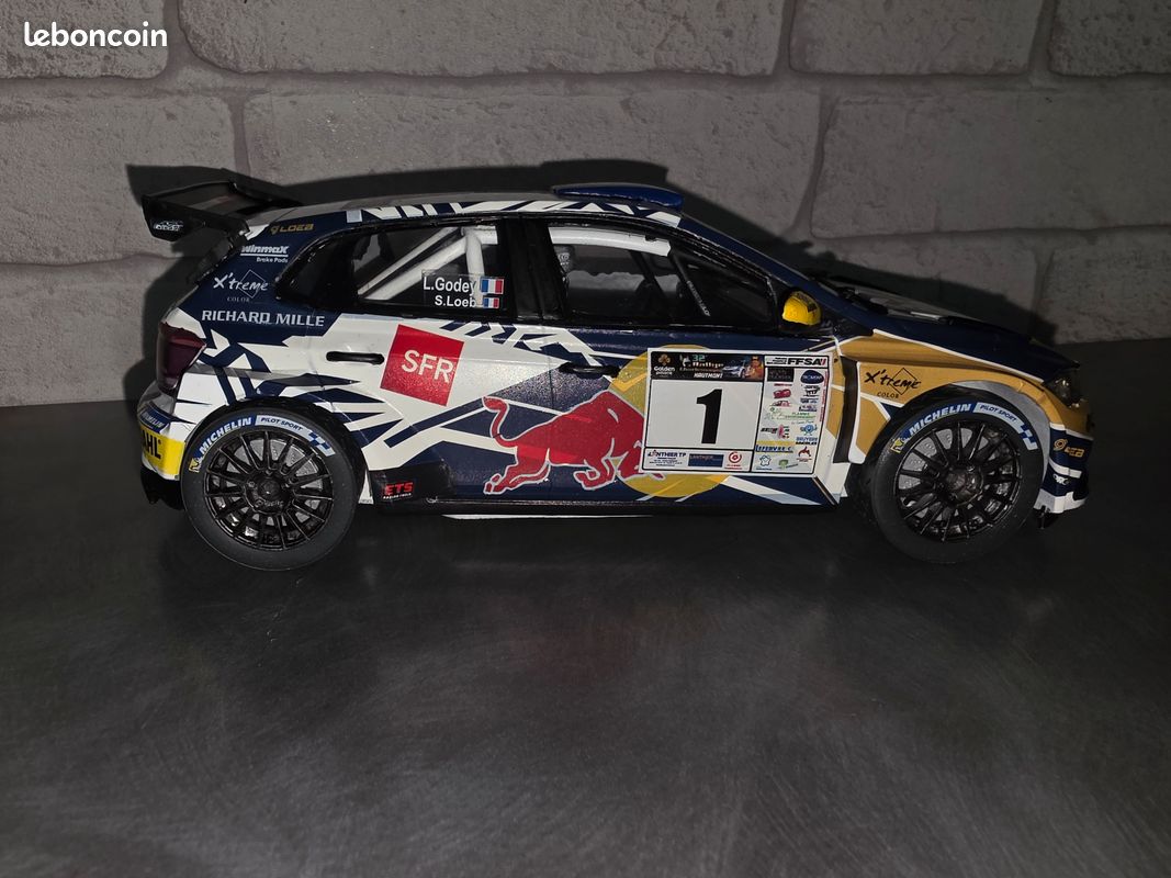 Polo R5 Loeb 1/18 Rallye Charlemagne (image 1)