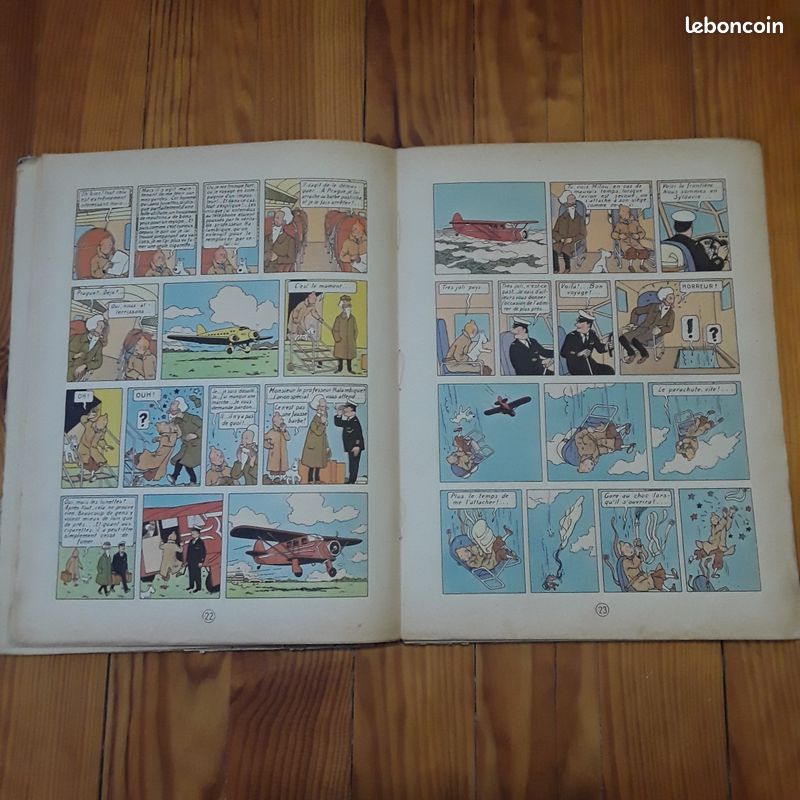 Tintin le sceptre d'ottokar B1 1947, édition originale couleur (image 6)