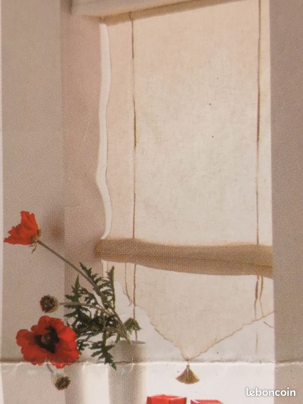 Rideaux store voile léger blancs (image 3)