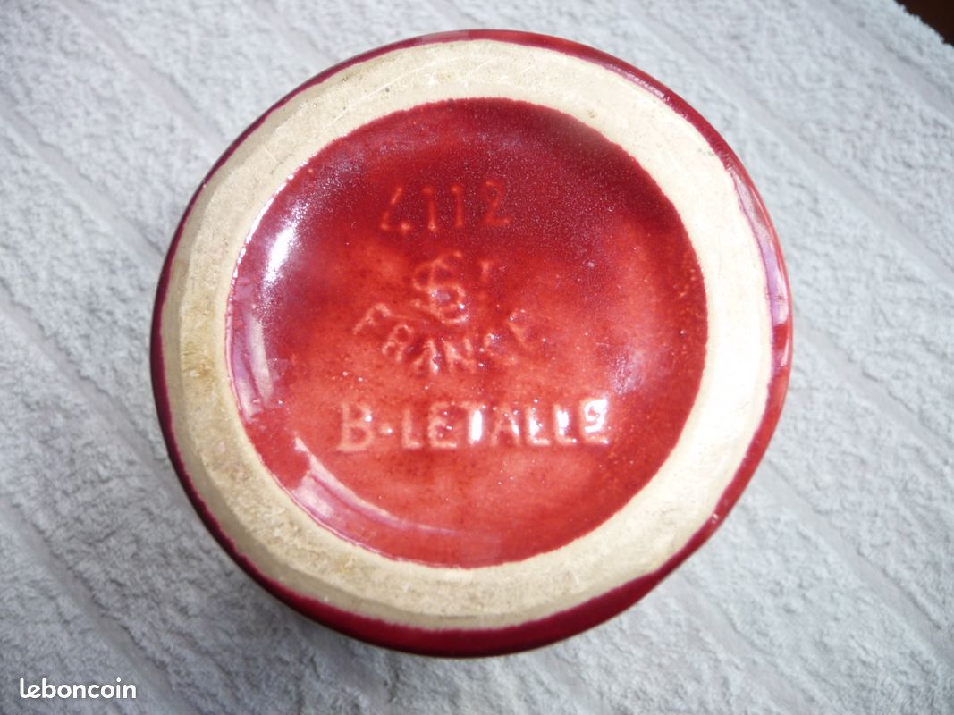 boite oiseau en faience bleue Céramique - Vendu
