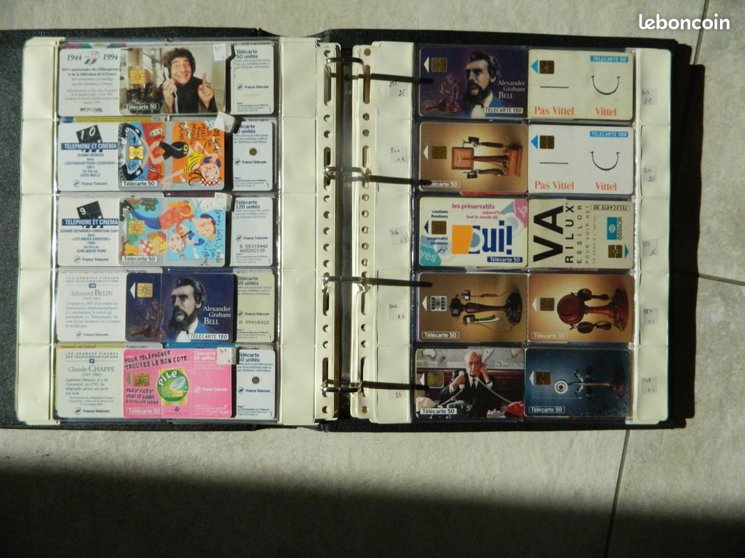 Lot de 120 cartes téléphoniques anciennes (image 6)