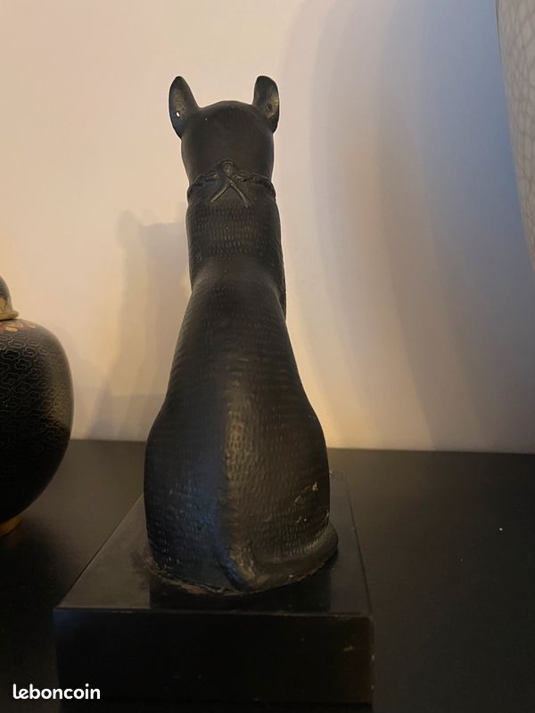 Lot 2 reproductions Égypte pharaon et chat Bastet Louvres (image 7)