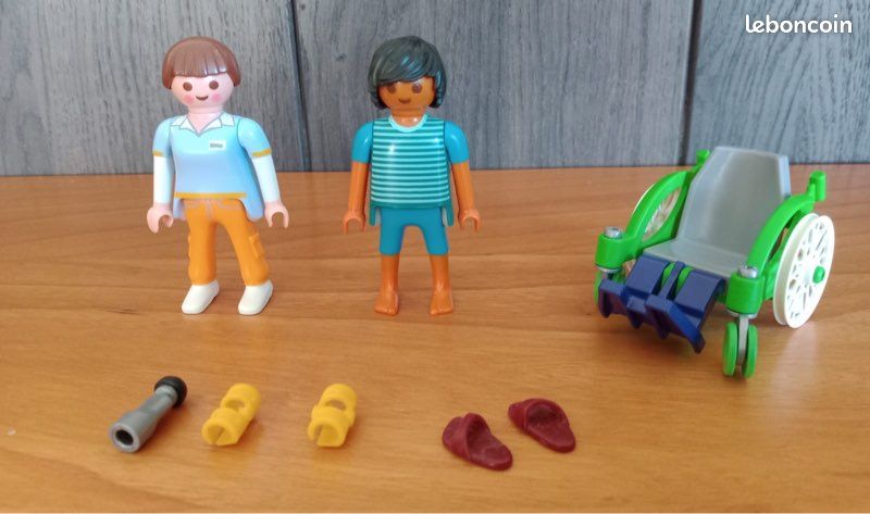Playmobil 70193 Patient en fauteuil roulant (image 3)