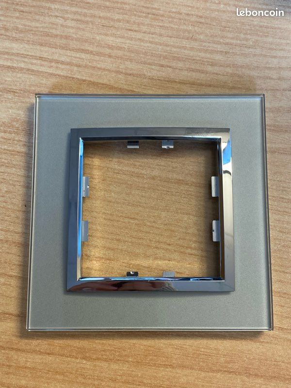 Hager Kallysta WK872 - Plaque Double Horizontale Epure METALIA ALBA Alu