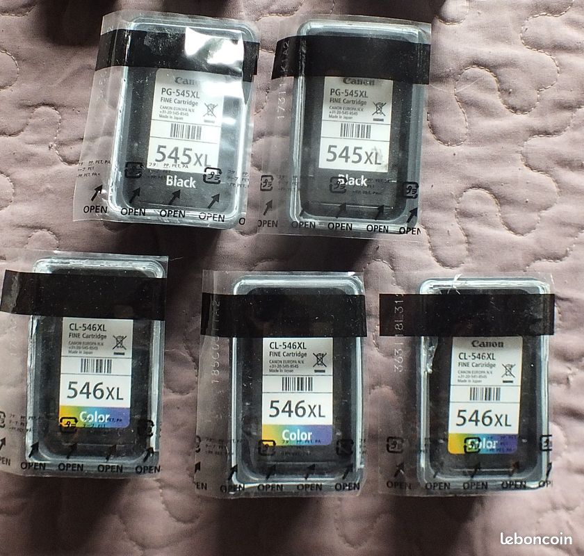 Cartouches vides CANON 545 et 546 + 545XL ET 546 XL (image 3)