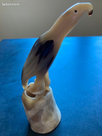 Sculpture oiseau en bois scandinave minimaliste XXème