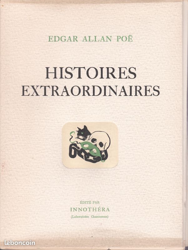 Histoires extraordinaires - e a poe - 1940 (image 1)