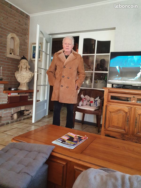 Très élégant Manteau homme en peau lainée (image 5)