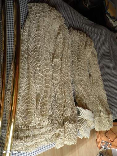 Rideaux 1 paire couleur lin (image 2)