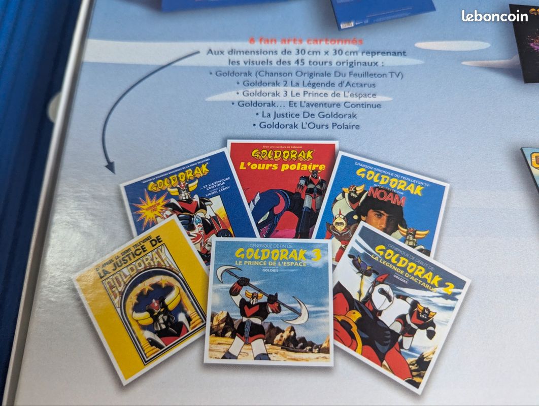 Manneken - Goldorak - Boîte scellée d'origine (5 albums