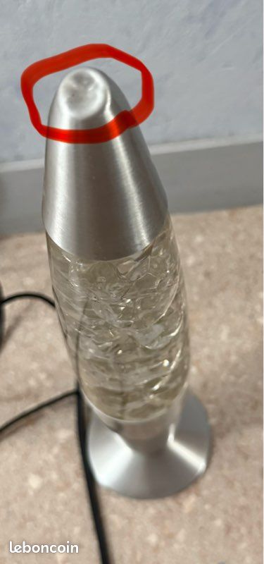 Lampe effet glaçon conique multicolore (image 10)