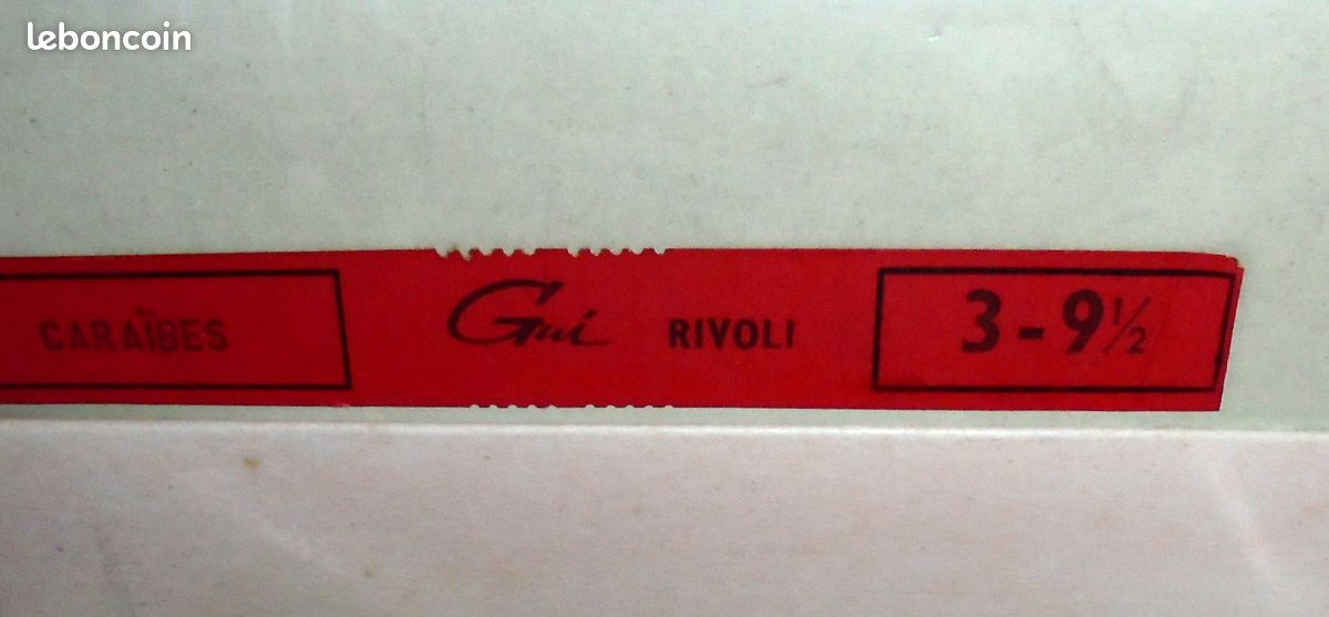 Bas « Lys » 100% Nylon Voile Très Transparent - Pour Porte-jarretelles - Taille S - Vintage