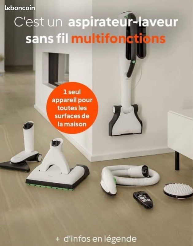 Vk7 Aspirateur Vorwerk Sans Fil Robot Aspirateur Laveur Vorwerk