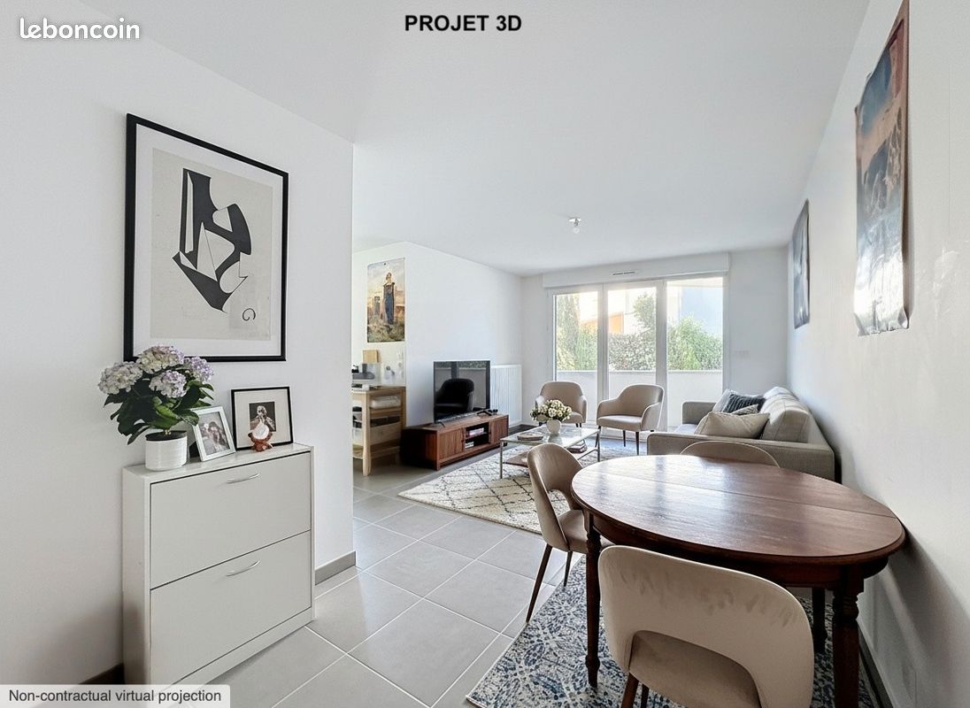 Appartement 3 pièces 58 m² · à Saint-Orens-de-Gameville · 58 m² · 215 000 €