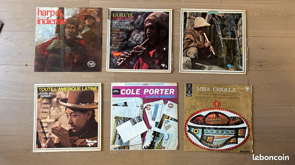Lot 11 disques vinyles 33 Tours type World / hispanique (image 3)