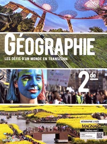 Livre de géographique 2de Manuel élève ; les défis d'un monde en transition (image 1)