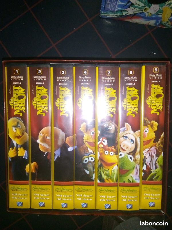 Les muppet show , cassettes vidéos vhs (image 1)