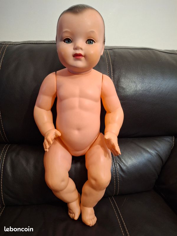 Beau Poupon Ancien Petit Colin De 50 Cm Panges 21540 Jeux - Jouets