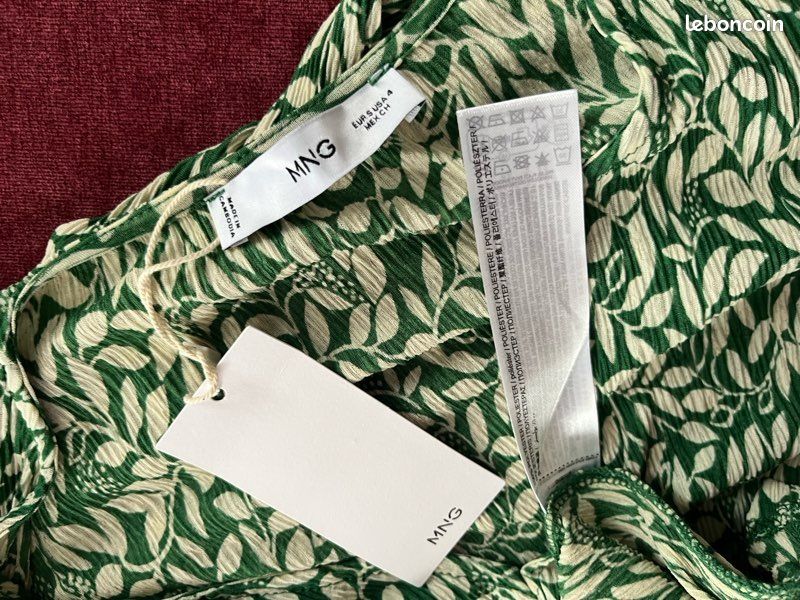 Robe longue légère manches longues Marque Mango Taille S (image 9)