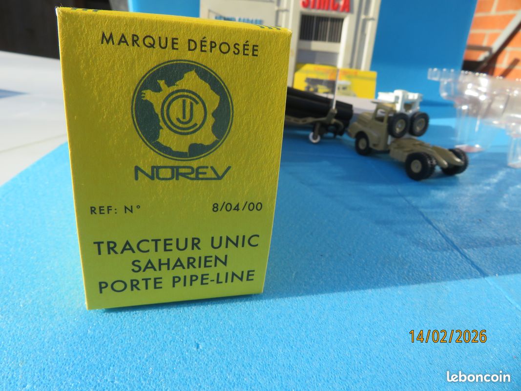 CIJ NOREV CAMION UNIC SAHARIEN SEMI REMORQUE PORTE PIPE LINE neuf boite (image 10)