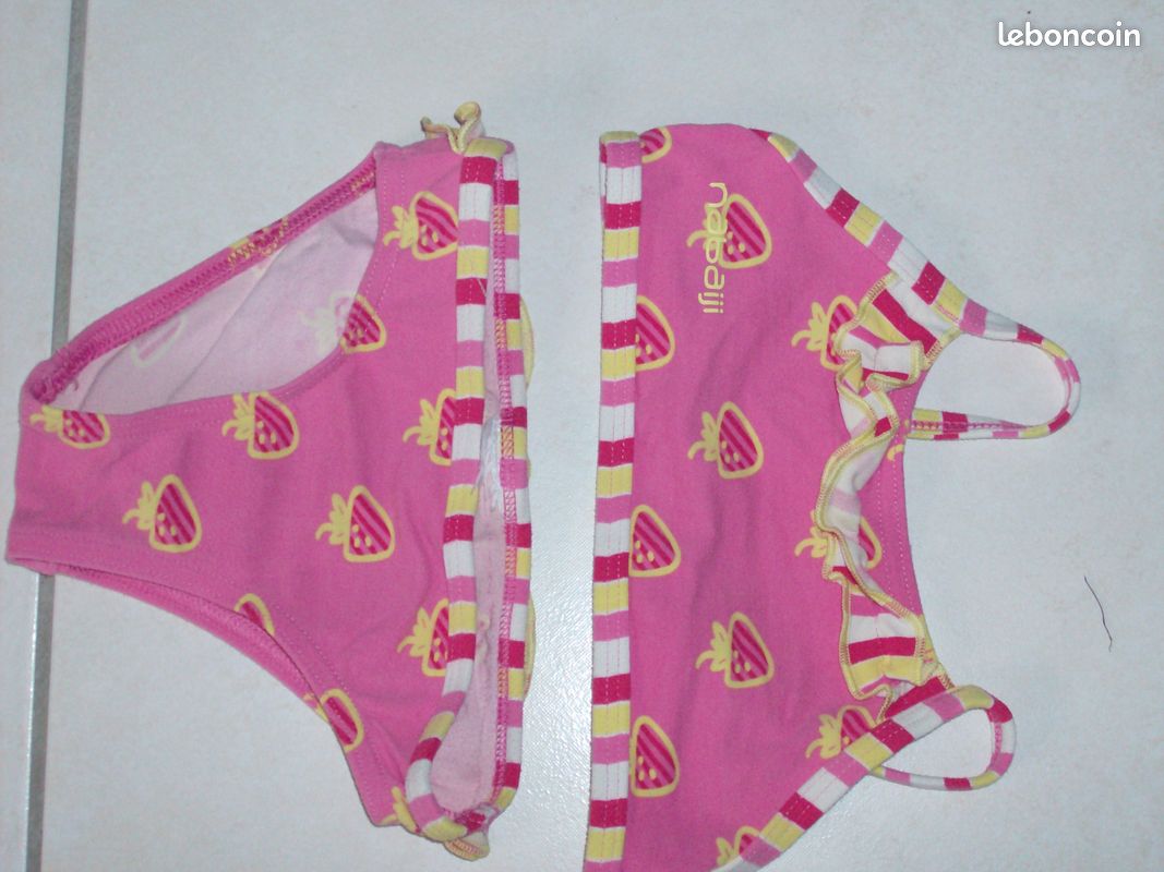 Maillot de bain 3 ans Nabaiji décathlon fille (image 2)