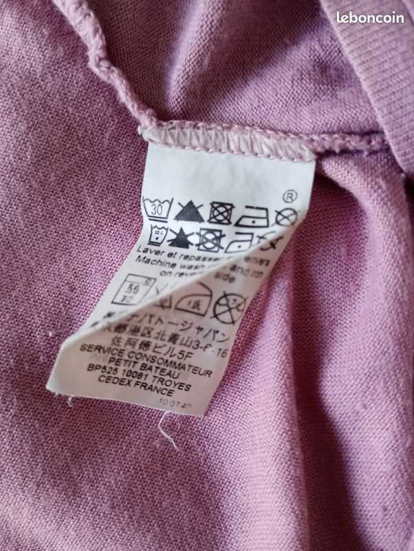 Tshirt violet PETIT BATEAU (image 12)